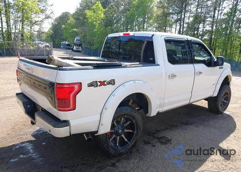 2015 Ford F-150 Platinum из США, поврежденный, VIN 1FTEW1EG2FFC77044